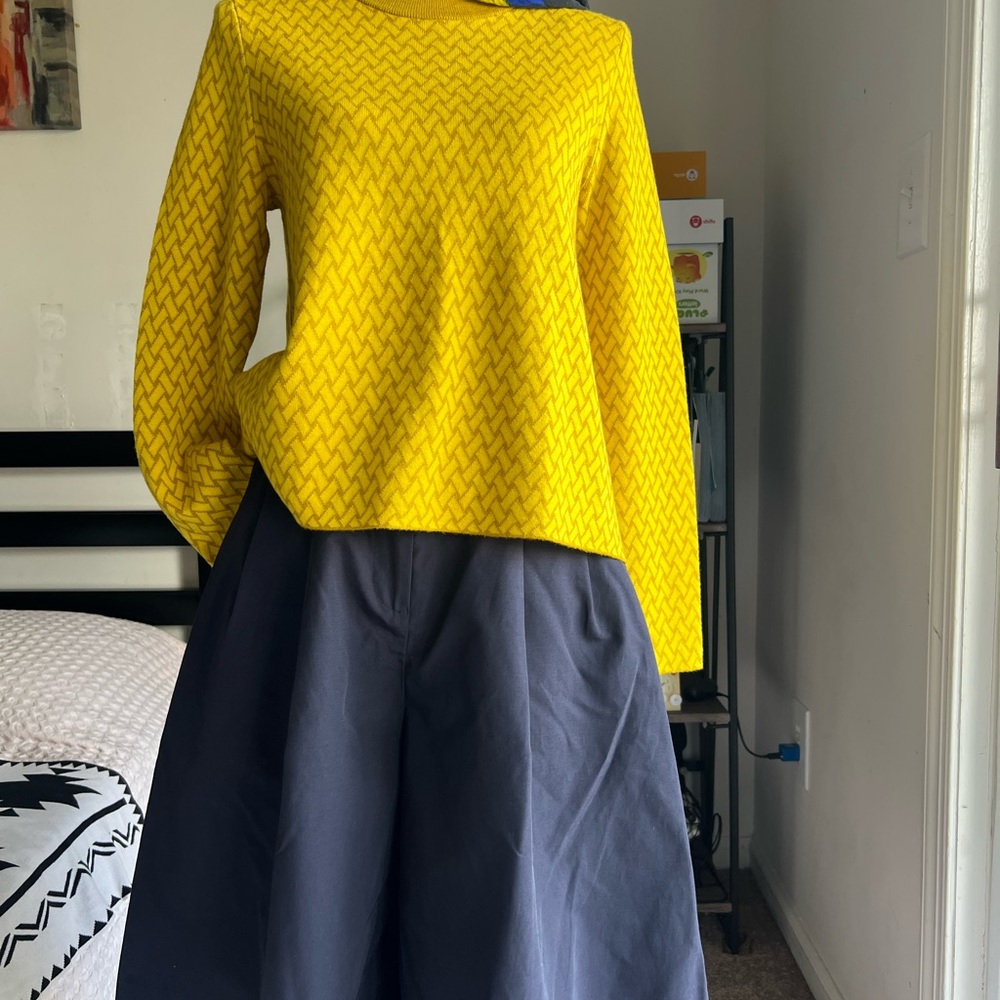 COS Yellow sweater , wool 100%